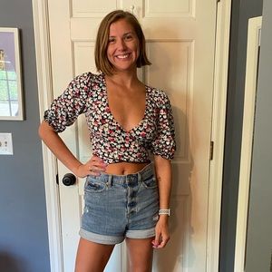 Cute crop! I wore to Ren fest once with a skirt